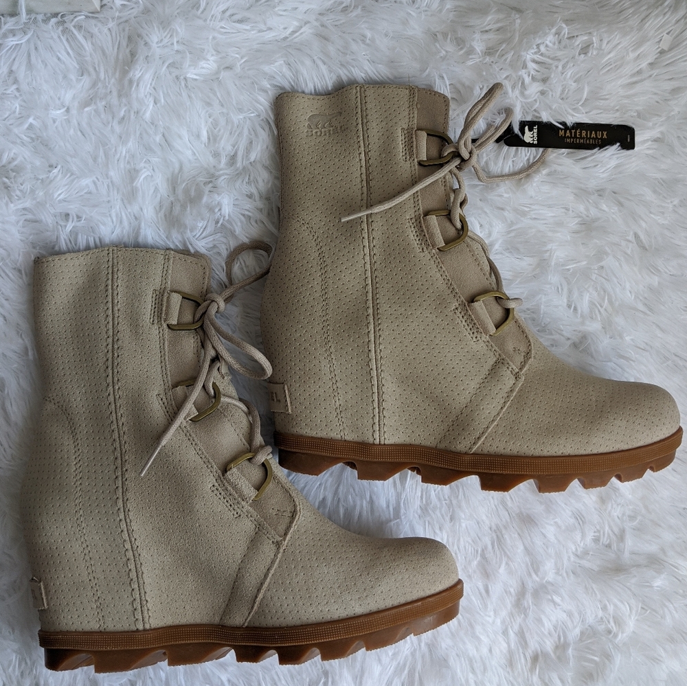 SOREL Womens Joan Of Arctic Wedge Boots NWT - Picture 3 of 11